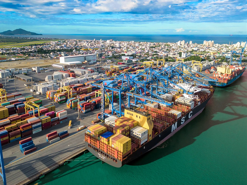 Portos de Santa Catarina registram crescimento e estado investe em infraestrutura